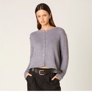 NIA ARIANA CARDIGAN Sweater Grey